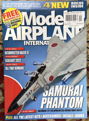 Model Airplane International UK Magazine Issue 212 March 2023 Samurai Phantom