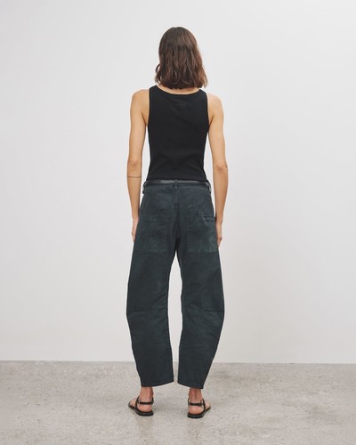 Nili Lotan Shon Hose 00 Carbon 375 $ Neu mit Etikett Bowleg Carpenter - Bild 4 von 8