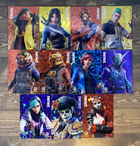 2019 Panini Fortnite Series 2 Promotional Crystal Shard Full Set