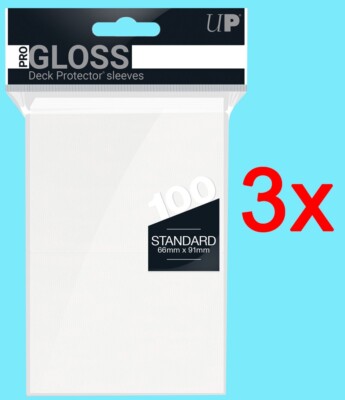 ultra pro white card sleeves Amazon.com: Ultra Pro Card Supplies YuGiOh Sized Deck Protector Sleeves  White 60 Count x3 : Toys & Games main image 0