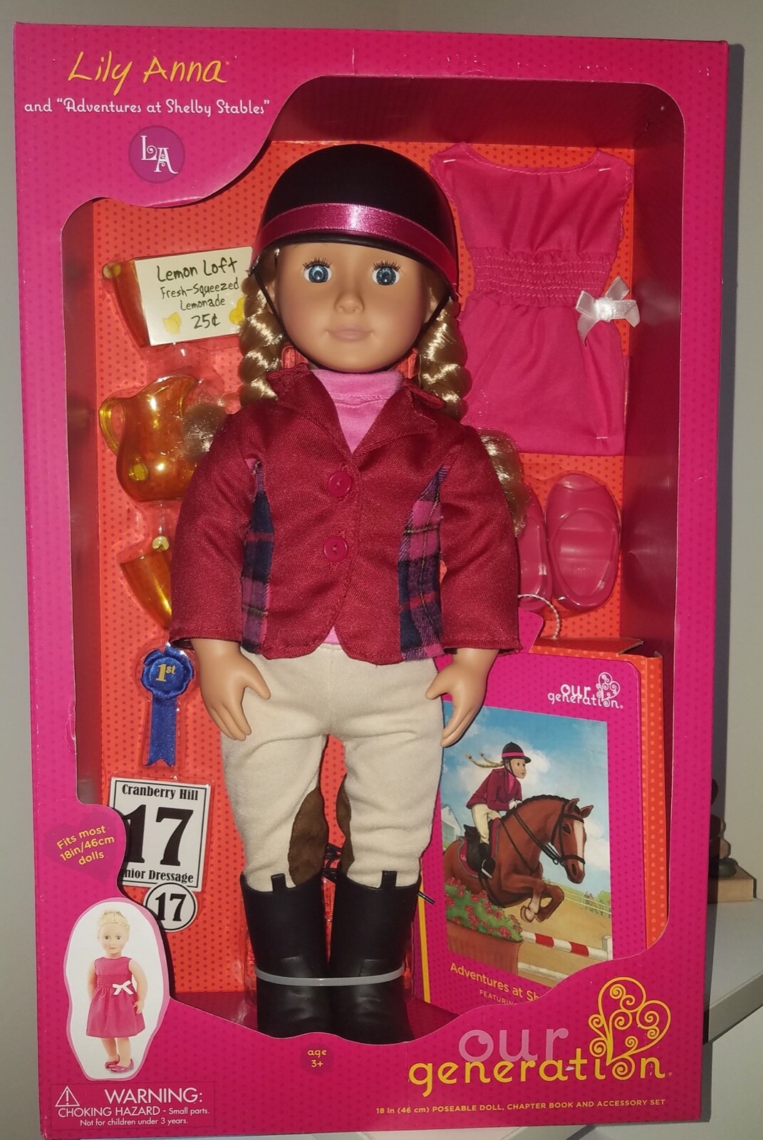 our generation deluxe doll lily anna