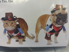 Halloween Dog/Cat Costume Cowboy Size S