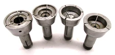 4 HARDINGE 2" EXTRA-DEPTH EMERGENCY 5C STEP COLLETS