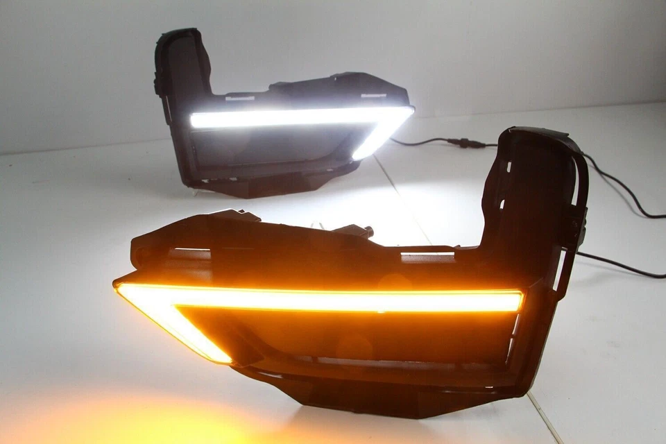Luz antiniebla diurna giro amarillo para Nissan X-Trail/Rouge 2017-2018 DBL Foto 2 de 4