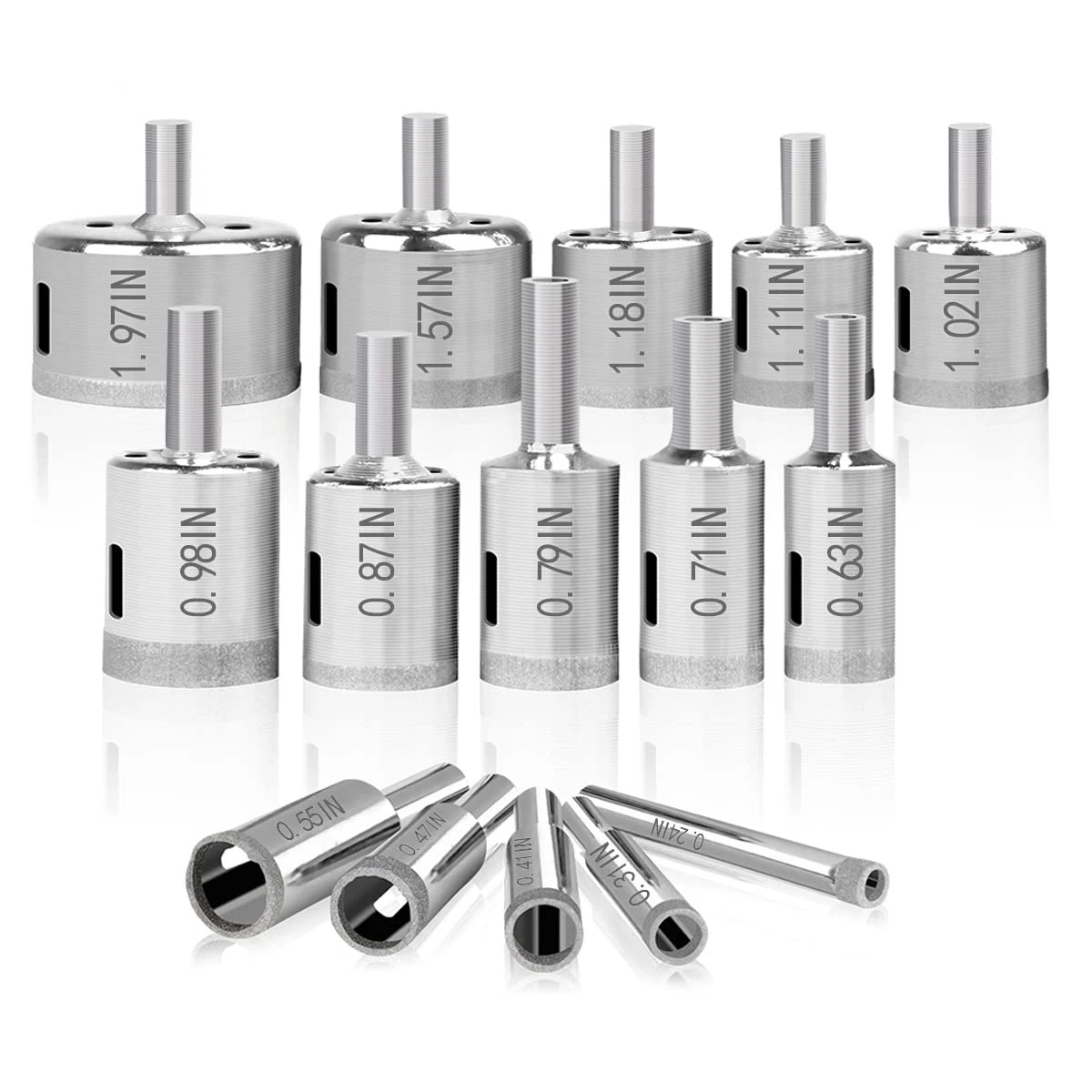 Diamond glass drill bit set sales