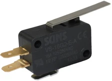 SUNS VS-16G2-E-A Miniature Basic 16A Snap Action Lever Micro Switch V-15G2