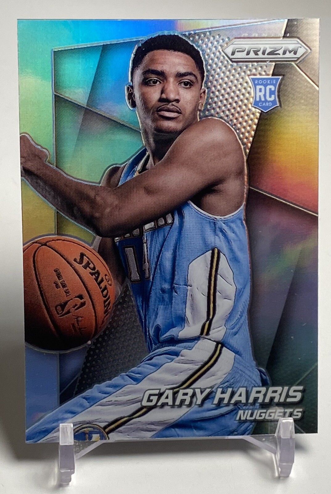 2014-15 Panini Prizm Silver Gary Harris Rookie RC Card #267 Denver Nuggets W/Top