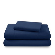 Bare Home Flannel Sheet Set 100 Cotton, Velvety Soft Heavyweight - Double