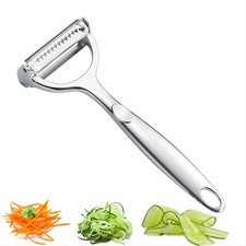 GREATLINK Stainless Steel Dual Blade Vegetable 6.1*2.17*0.98 inch, Silver