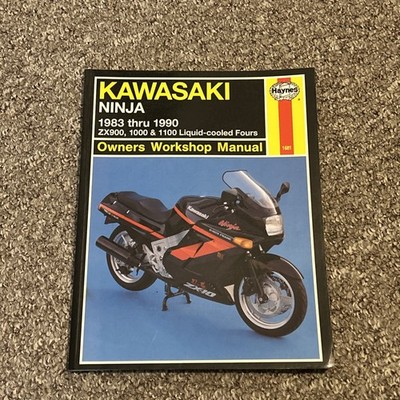 Kawasaki Ninja ZX900 ZX1000 ZX1100 Vier Besitzer Werkstatt Service Handbuch ZX