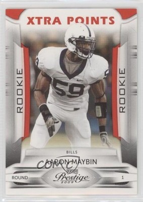 2009 Playoff Prestige Xtra Points Red 87/100 Aaron Maybin #103 Rookie RC 0q3