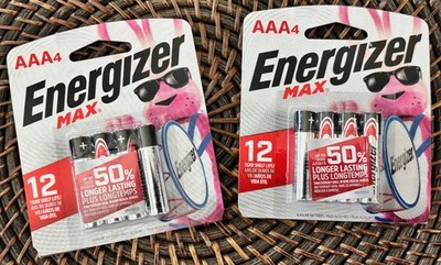 ENERGIZER Max AAA Batteries Long Lasting Alkaline Battery 8 ea/2 Packs