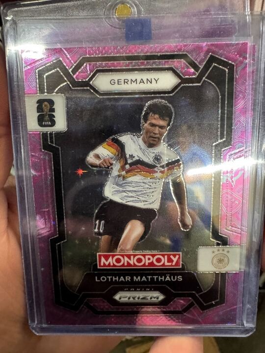 2026 Prizm  FIFA World Cup Lothar Matthaus #64 Germany Pink stars case hit
