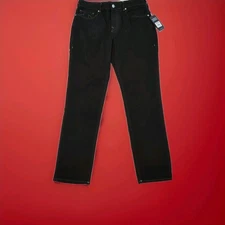 True Religion Geno Black Jeans Relaxed Slim Men's Size 34/32