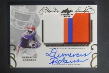2016 Leaf Trinity Demarcus Robinson Patch Auto Autograph Gold Gators DV1538