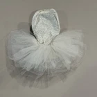 Vintage Barbie Ballerina #989 Tutu Dress Silver Lamé Mattel Japan 1960s