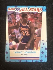 1989-90 Fleer - All-Stars Stickers Magic Johnson #5
