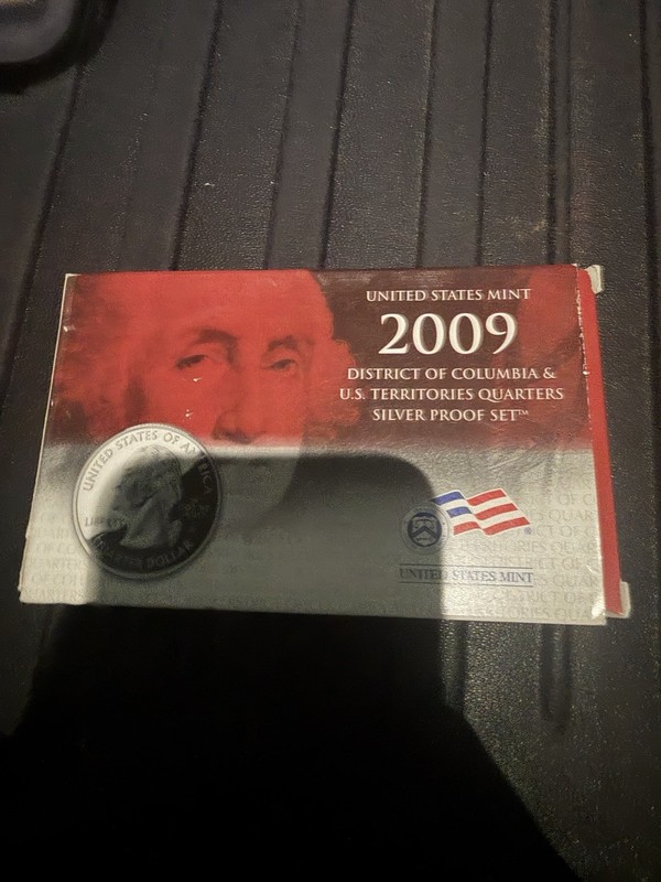 2009 US Mint District of Columbia & U.S. Territories Quarters Silver Proof Set