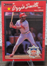 Donruss 1990 Ozzie Smith #710 St. Louis Cardinals Baseball Card All-Star MLB