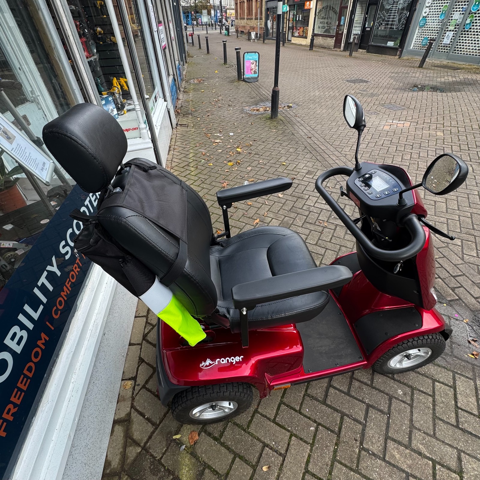 Abilize Ranger 8mph Road Legal 4 Wheel Mobility Scooter Red Used photo 14