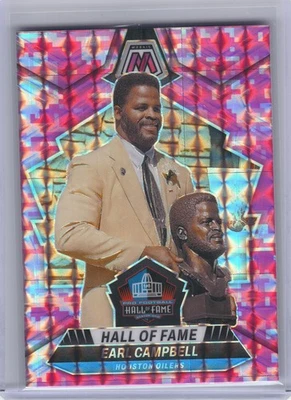 2024 Panini Mosaic #298 Earl Campbell Mosaic Camo Pink Houston Oilers - Bild 1 von 2