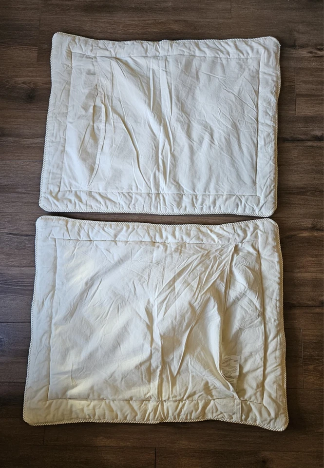 PAR de Fita Patchwork CROSCILL Vintage Caitlyn Damasco Standard Shams 27 X 21 - Imagem 3 de 4