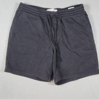 PacSun Volley Sweat Shorts Mens Medium Black Elastic Waist Fleece Casual Summer