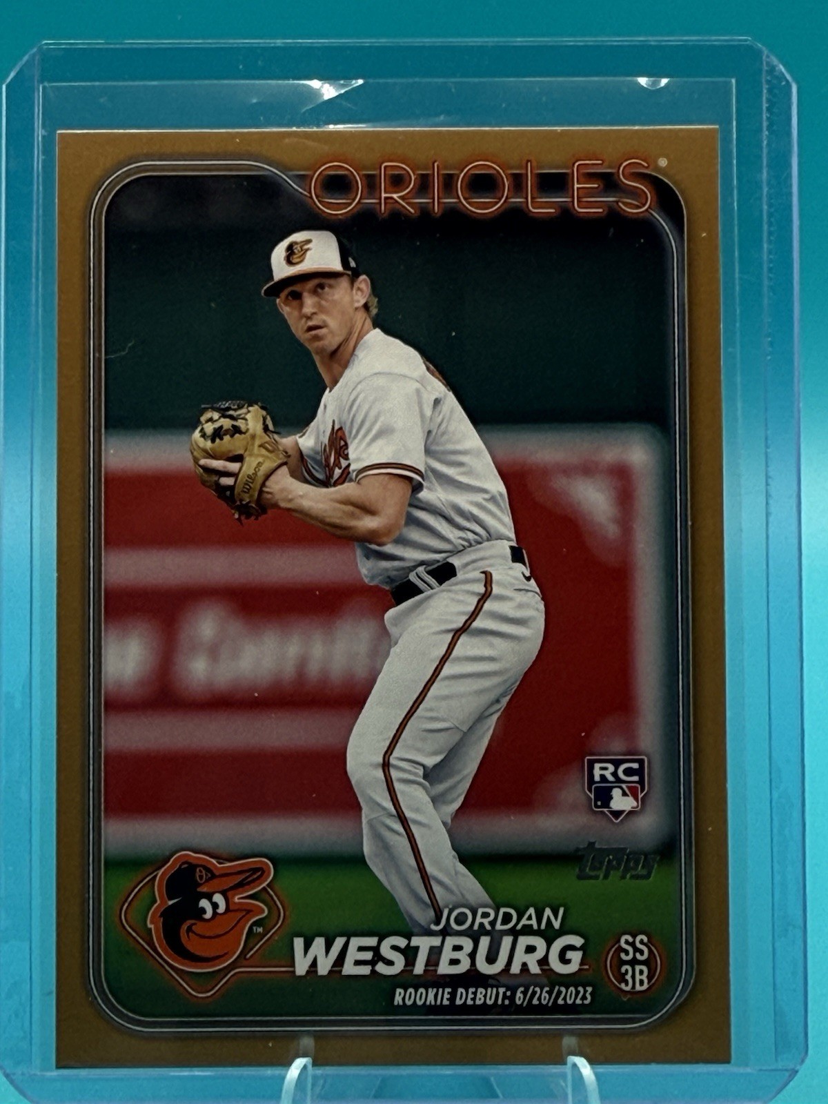 2024 Topps Update Series - Rookie Debut Jordan Westburg #US125 Gold /2024 (RC)