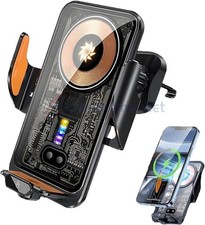 66W Fast Wireless Car Charger Automatic Clamping Mount Air Vent Phone Holder US
