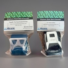 Mirone Universal Adjustable Airplane Seat Belt Extender Seatbelt Extension New