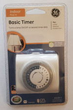 GE Indoor plug-in Basic Timer 24-Hour, New Sealed