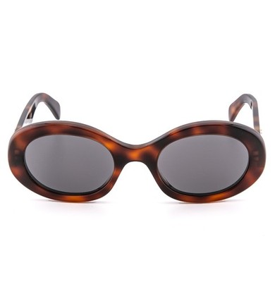 【タイムセール】CELINE トリオンフ CL40194U CELINE CL40194U 40194 TRIOMPHE Paris Brown Gold Logo Oval Unisex