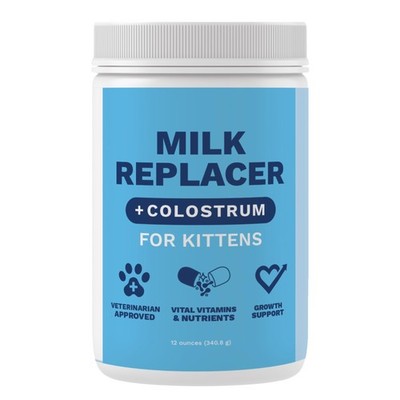 Under the Weather Kitten Milk Replacer Powder + 12 Ounce (Pack of 1)