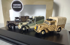 Oxford Military Austin Tilly x3 In Camouflage Set 76SET22 1:76 OO Scale Model