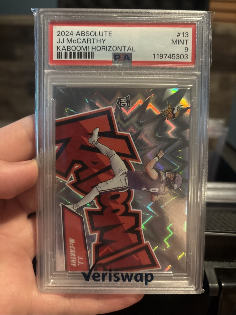2024 Panini Absolute - Kaboom! Horizontal J.J. McCarthy #13