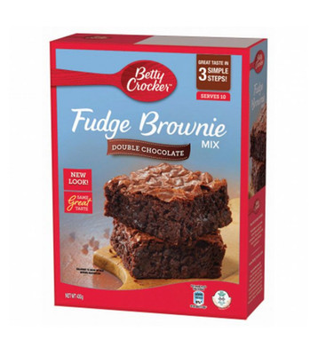 Betty Crocker Double Chocolate Fudge Brownie Mix Rich Taste