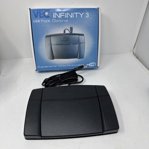 VEC Infinity 3 USB Foot Pedal Control for Transcription Stenography Dictation