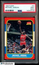 1986-87 Fleer Basketball #57 Michael Jordan RC Rookie HOF PSA 9 MINT (OC)