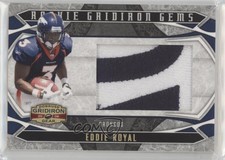 2008 Donruss Gridiron Gear Rookie Gems Jumbo Jerseys Prime 28/50 Eddie Royal 3hd