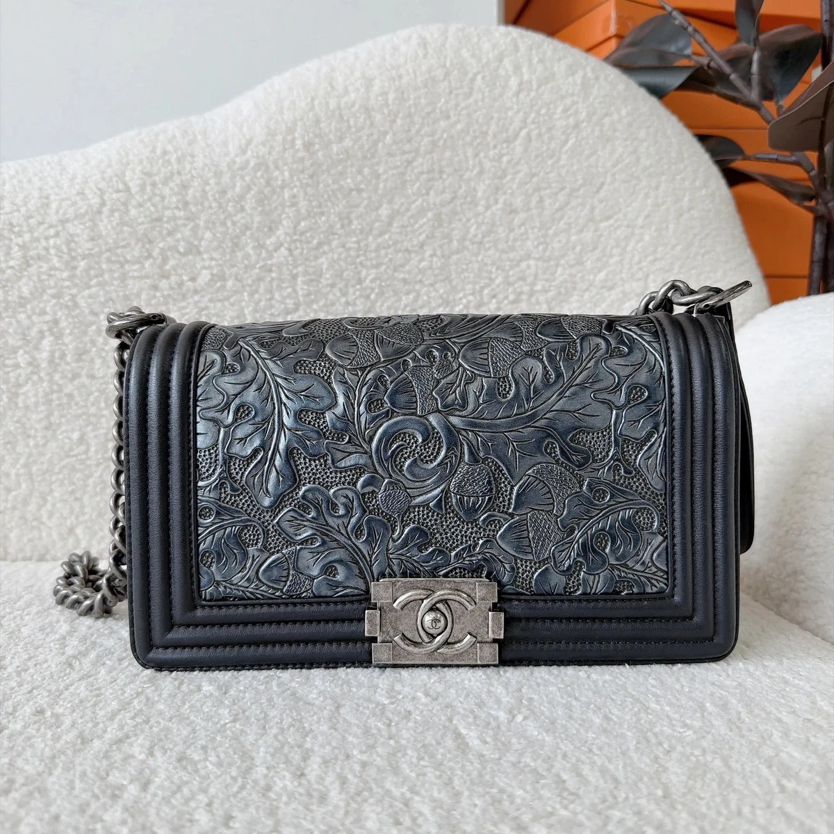CHANEL Leather Exterior Floral Bags & Handbags for Women for sale