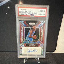2023 Panini Prizm Cason Wallace Choice Prizm RC Auto /88 PSA 10