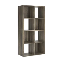 Signature Design by Ashley Shallifer 8 Cube Storage Organizer with Oak Finish