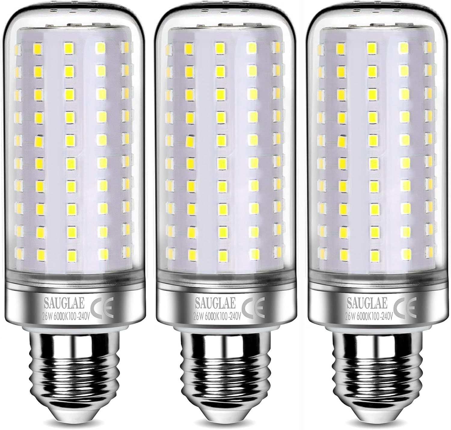 Lampadine LED Da 26W, 200W Lampadine a Incandescenza Equivalenti, Bianco Freddo 