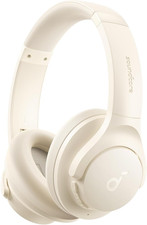 By Anker Q20I Hybrid Active Noise Cancelling Headphones, Wireless Over-Ear Blue