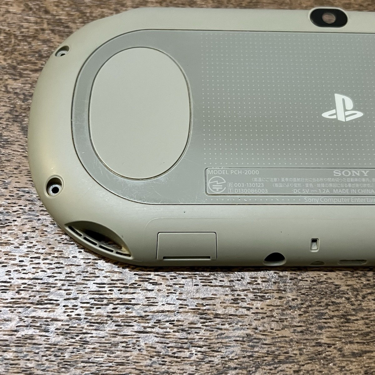 OEM Official Sony PS VITA 2000 - Khaki Back Casing + Rear Touchpad 