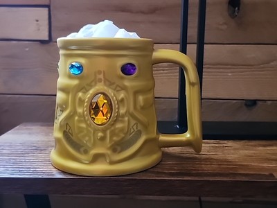 Disney Park Marvel Infinity Gauntlet Sculpted Mug  Marvel's Avengers  Thanos NEW