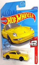 Hot Wheels 2020 Porsche Series #72 '96 Porsche Carrera Mtflk Yellow w/ WSPs
