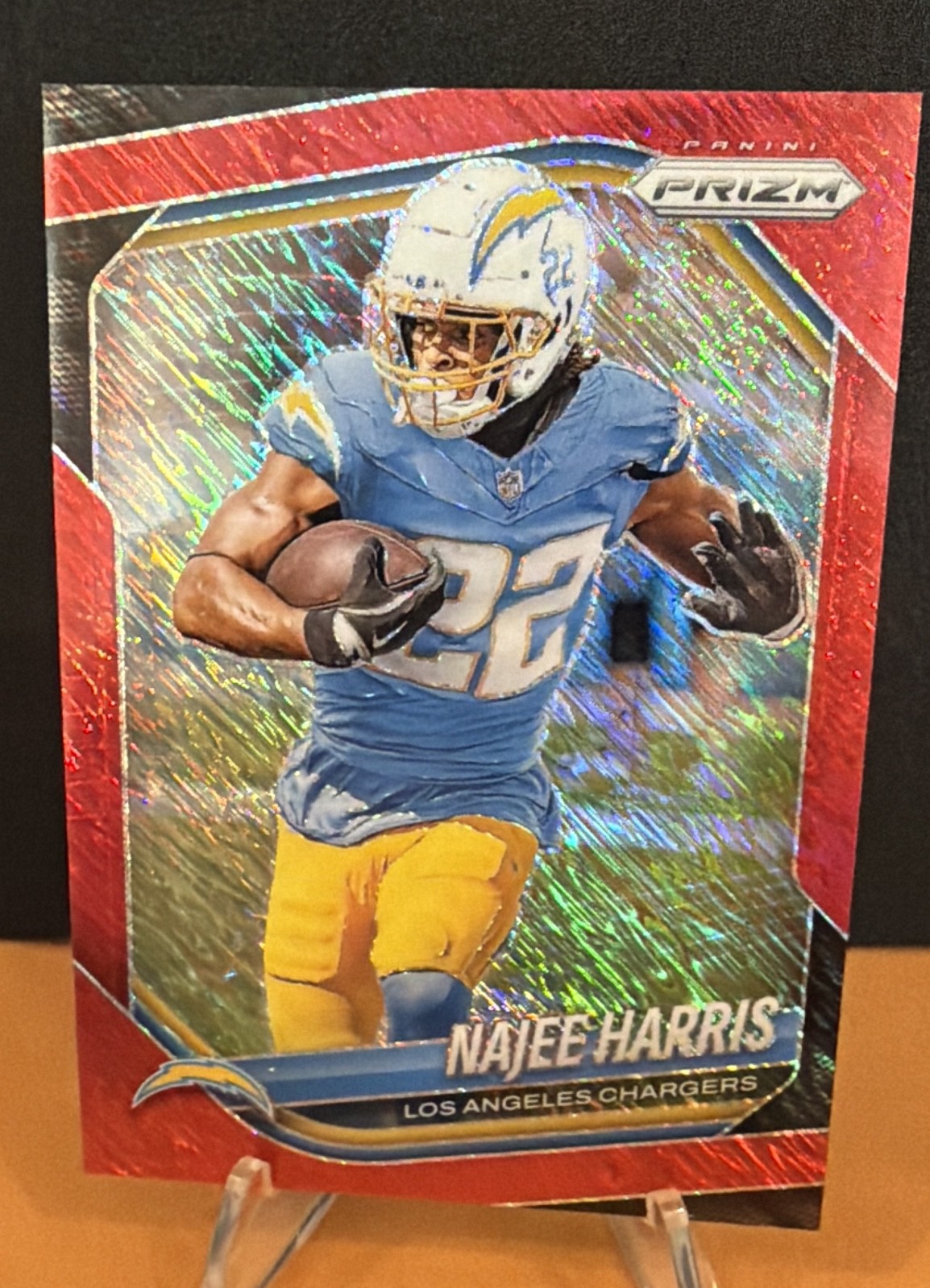 2025 Panini Prizm - Najee Harris #32 Red Shimmer Prizm /49