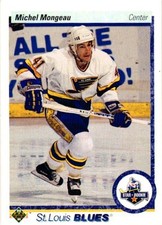 1990-91 Upper Deck - Star Rookie Michel Mongeau #345 (RC)