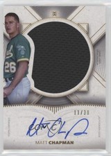 2021 Topps Definitive Collection Relic 11/30 Matt Chapman #ARC-MC Auto 0fn9